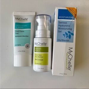 Mychelle Dermaceuticals skin care NEW moisture peel hyaluronic lot
